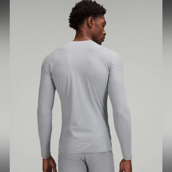 Lululemon SenseKnit Running Long Sleeve Rhino Grey Size Large NEW WITH TAGS - Picture 1 of 7